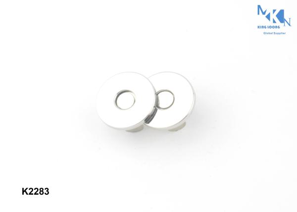 Ultrathin Half Cover Magnetic Button Closure , Handbag Clasps And Closures