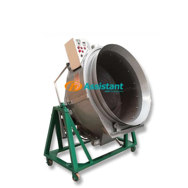 DL-6CSTG-100 Orthodox Tea Leaf Roasting Fixation Pot with 0.5 kw Drive Motor Power