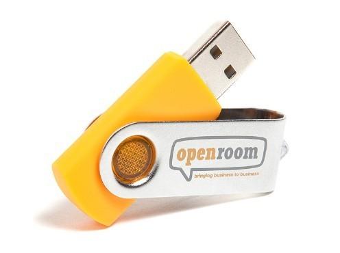 Durable Customized Promotional Gifts 2.0 Swivel USB Flash Drive / USB Disk