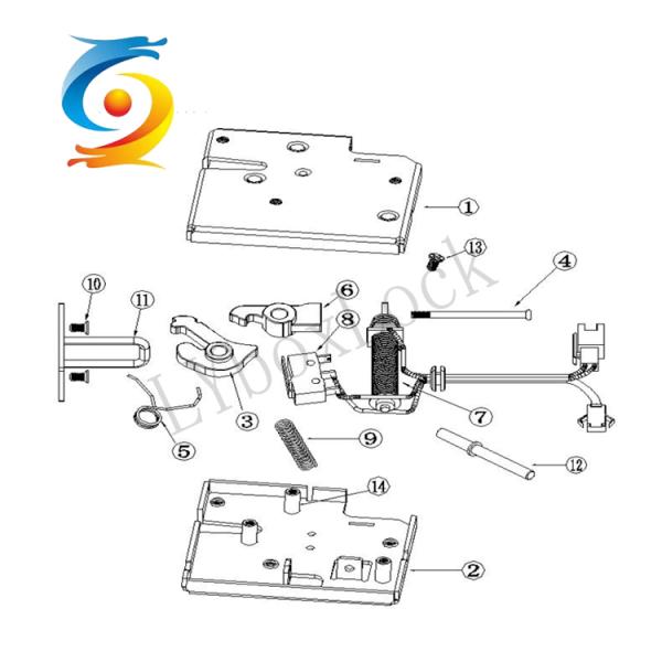 Защелка 12V электрической умной нержавеющей стали замка шкафа электромагнитная