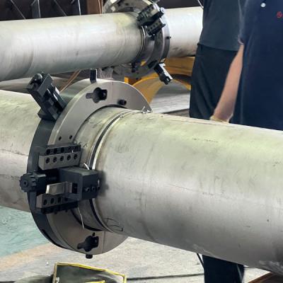 Máquina de corte de tuberías de marco dividido OD168 con construcción robusta