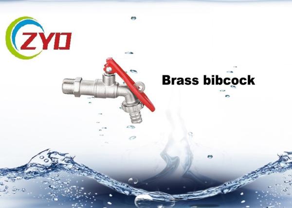 Two Handle Bibcock Taps For Washing Machine Wall Mounted Installation