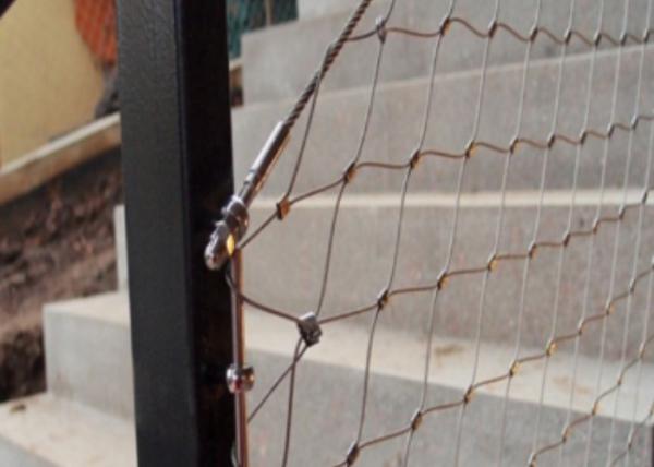 Ferruled 2mm Zoo Netting 50*50mm SS316L Stainless Steel Zoo Mesh