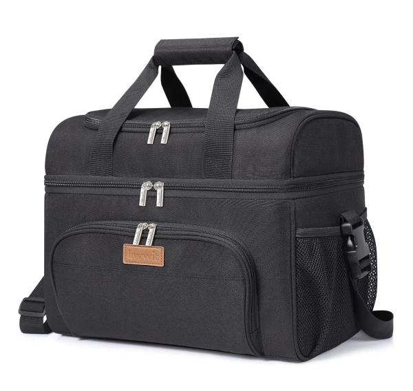 Large capacity Vans Custom Insulated Cooler Bag Picnic Soft Lightweight with Shoulder Strap