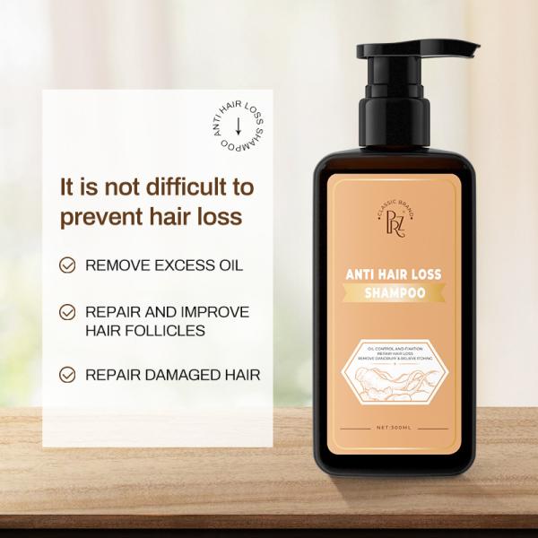 Unisex 300ml Anti Hair Loss Shampoo Pure Natural Hair Building Fibers