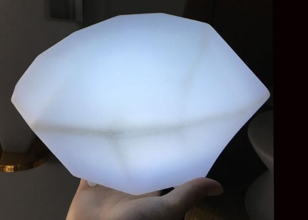 LED Battery Power Cute Color Changing Night Light Stone Shaped / Diamond Shaped