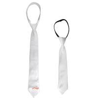 Collier en soie blanche sublimation personnalisé pour enfants et adultes