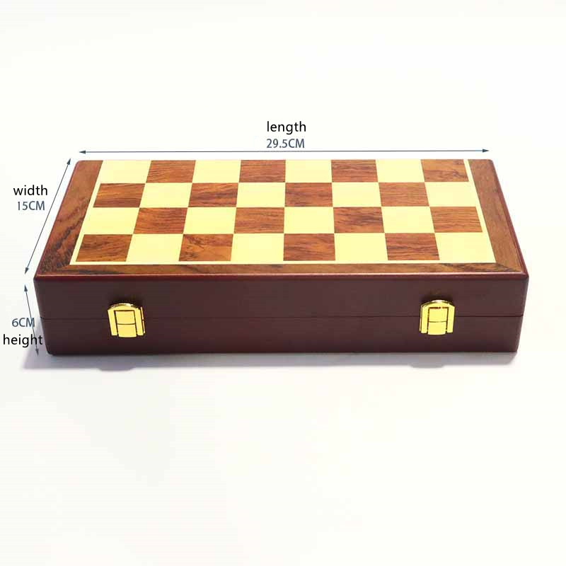 Portable Foldable Chess Set with Customized Logo and Zinc-Alloy Material Chessboard