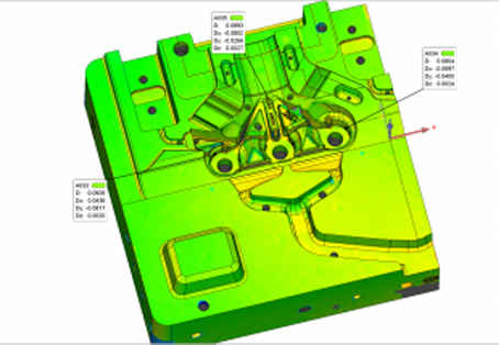 Блок развертки лазера 3Д ЗГСкан портативной легкой деятельности умный Хандхэльд с 6 линиями лазера