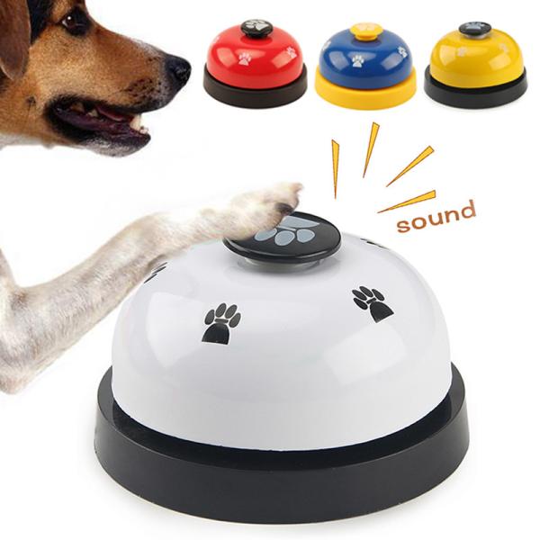 Pink Rose Ring Bell Dog Potty Training Intelligent Interactive Pet Toys