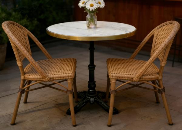 Round Tables for Events Party Stone Coffee Table  bar Outdoor Chairs and Table