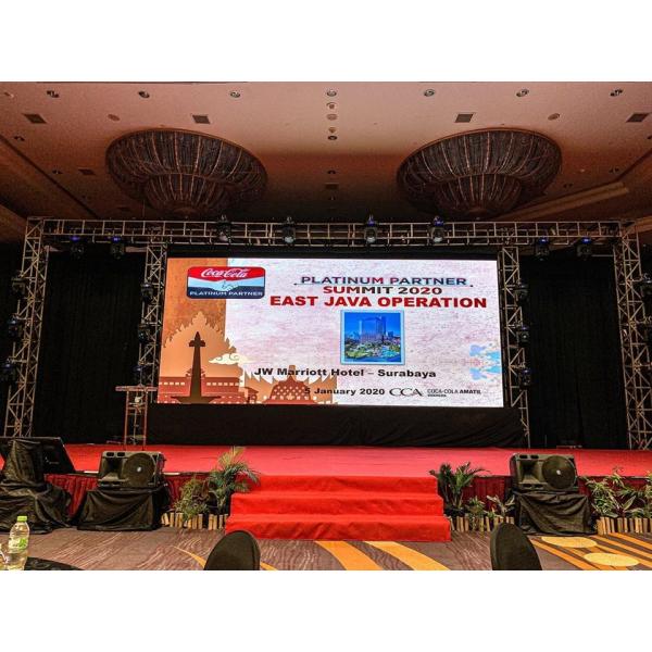 Super HD Concert LED Display , SMD1515 Stage Backdrop LED Display Rohs CE Approval