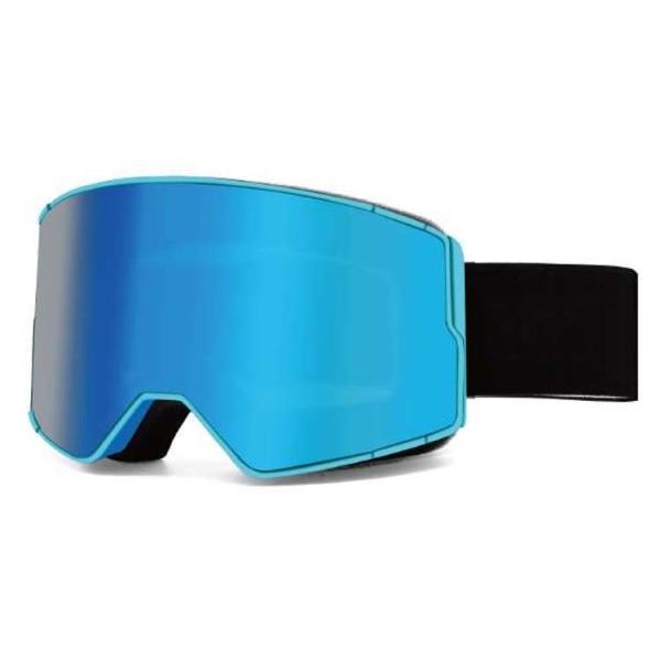 1/2/3 Layers Face Foam Optional Anti-fog UV400 Ski Goggles with Magnetic Feature