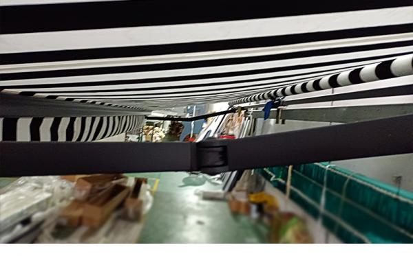 Large size retractable aluminum patio awning, commercial awning waterproof sun protection