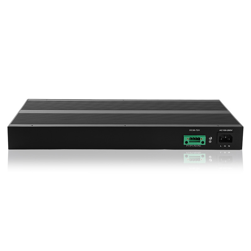 24 переключателя POE гигабита промышленных управляемых с портом слота 4 SFP