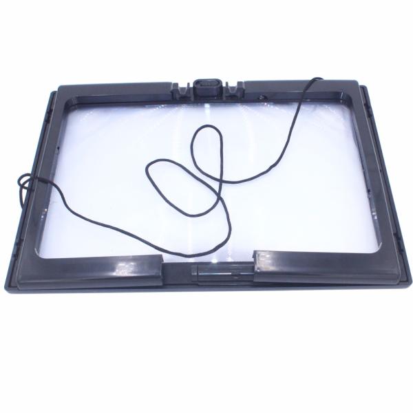 3-кратное настольное складное увеличительное стекло для чтения, шитья, вязания