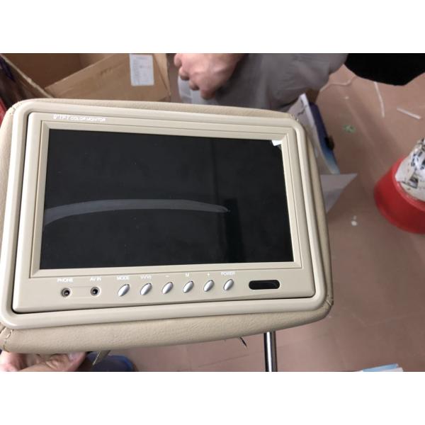 Digital MP5 Car Pillow Monitors Touch Button Remote Control 800x480 Resolution