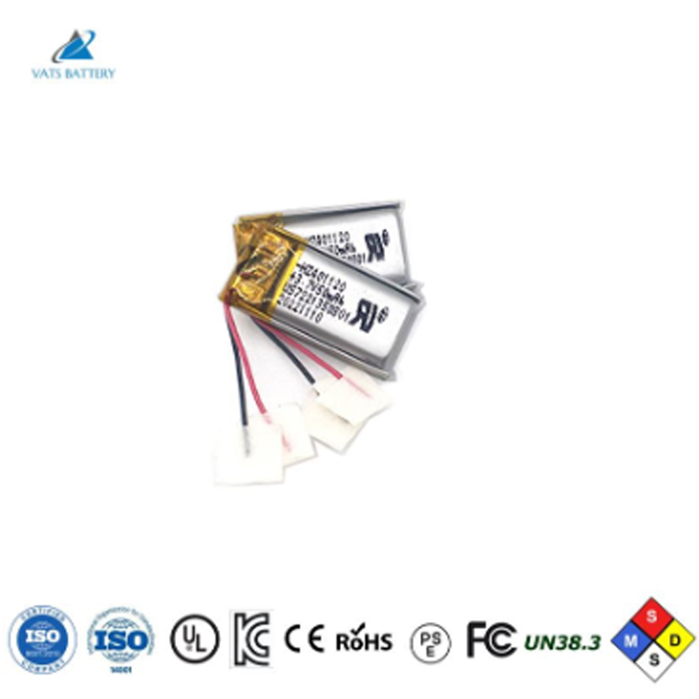 401120 3.7V 50mAh Li Polymer Rechargeable Battery for Smart Wearable Devices