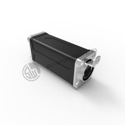 Conector de sinal de alimentação feminino Acessórios Adaptador de tomada Rj45