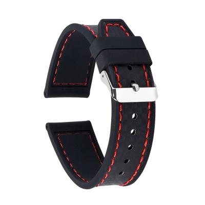 Relógio da cor da sutura o multi prende com correias 18mm 20mm 22mm 24mm para unisex