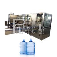 Machine de remplissage automatique de l'eau de 5 gallons 450BPH avec l'écran tactile machine d'embouteillage de l'eau de 5 gallons