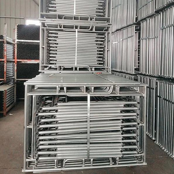 Blue Metal Construction Materials High Flexibility Mason Step Frame Scaffolding Staging for Indoor/Outdoor Construction