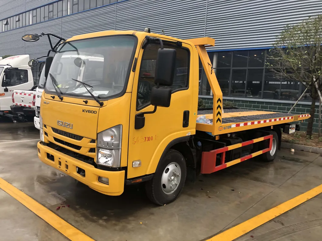 4tons 5tons 8tons Road Wrecker Truck , Wrecker Towing Truck 130HP