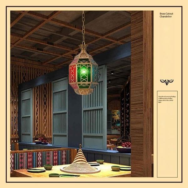 LED Decoratiove Large Copper Chandelier Antique Copper Pendant Light
