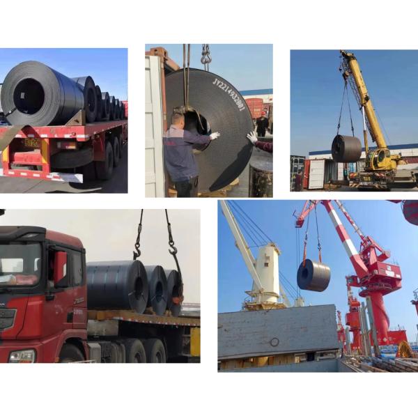 Высококачественный St37 S235jr Холодно прокатаный углеродистый сталь катушка лодочный лист A283 A387 Ms HRC CRC Черный