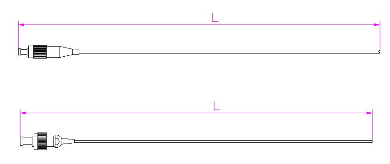 LC Simplex Fiber Optic Pigtail LSZH/PVC SM/MM UPC and APC