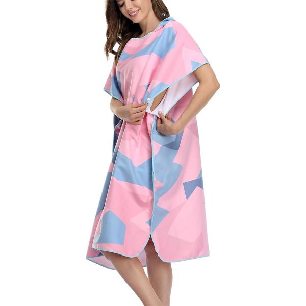 Ulti Functional Microfiber Poncho Outdoor Sports Quick Dry For Beach Swimming