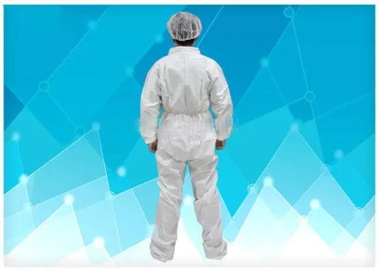 CPE Material Disposable Asbestos Suits /Breathable Disposable Painters Coveralls