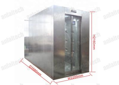 450KG 62dB Pharmaceutical Clean Room Air Shower G4 Prefilter With Door Interlock