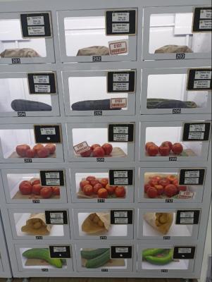 Máquina de venda automática de pães e alimentos frescos Armários de grande capacidade na França