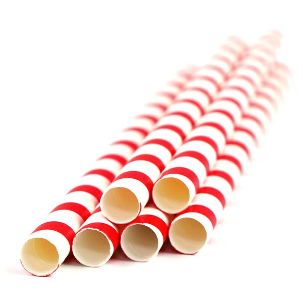 Lightpink Stock Color Boba Paper Thick Straw Slushie Paper Straws with Printing