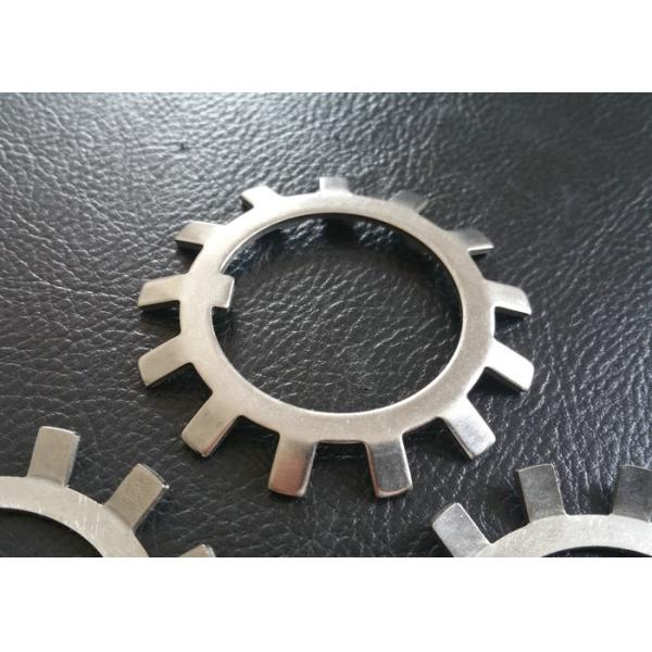 СС304, стальная пружинная шайба СС316 с внешними зубами Серратед естественный цвет