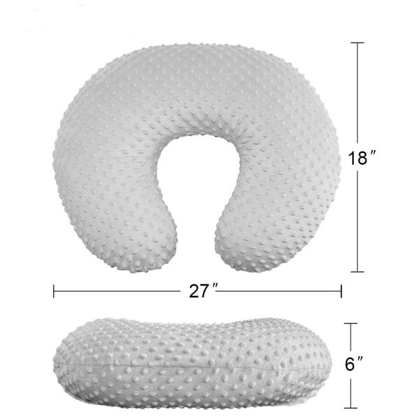 2 Pack Nursing Pillow Cover For Breastfeeding,Dot Pillow Slipcover Fits Nursing Pillow