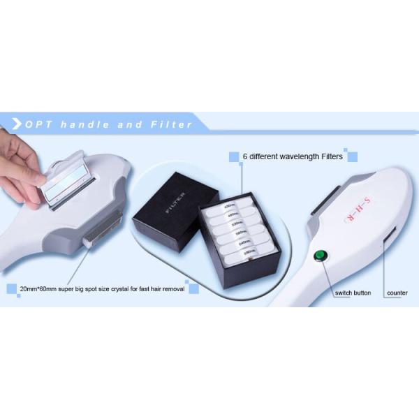 Medical OPT SHR Machine Aesthetic Beauty Salon Devices ROHS Certification