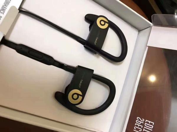 Beats by Dr. Dre Powerbeats3 Wireless Ear-Hook Wireless Headphones - Gold made in china grgheadests.com