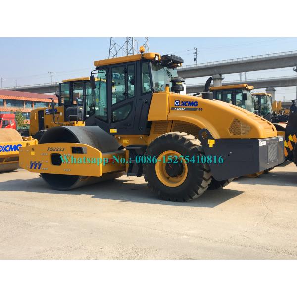 Machines de construction de routes de XCMG 22 modèle simple du compacteur S223J/XS223JE de rouleau de tambour de tonne