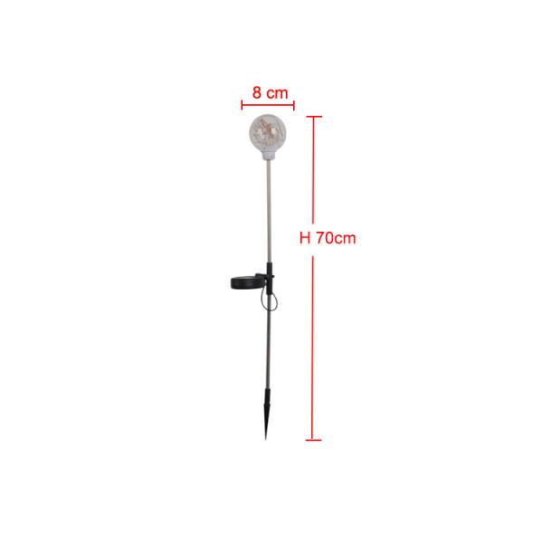 Solar Copper wire ball lights Garden Decoration Plugin Ground Lamp Lawn Lamp