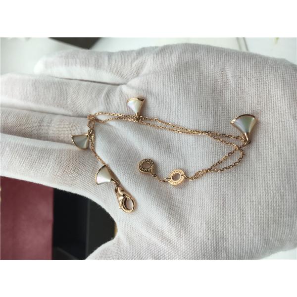 No Diamond Luxury Jewelry Jewelry Divas Dream Bracelet 18K Rose Gold With Morher Of Pearl