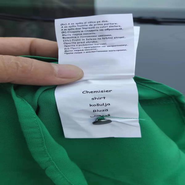 Green Breathable Womens Chiffon Office Tops 100% Polyester
