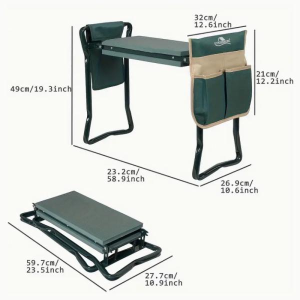 Outdoor Table Specific Durable Wicker Garden Chair with Adjustable and Foldable Design