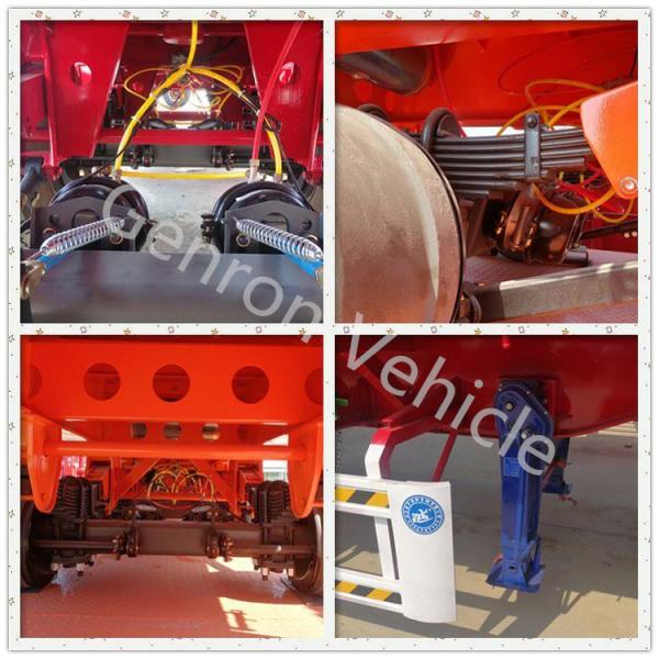 Сверхмощный галантереи зерна FUWA 800mm падения стороны трейлер Semi