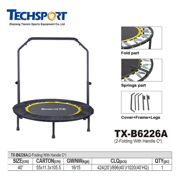 2015 Mini trampoline with handle bar