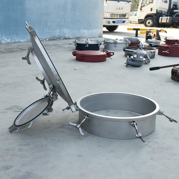 DN500 cubierta de alcantarillado de apertura rápida de acero inoxidable con temperatura de diseño y diseño de -40- 140