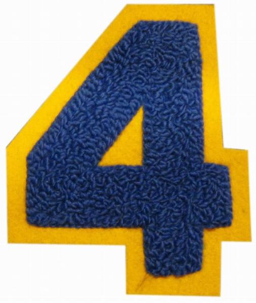 Blue Orange Chenille Varsity Letters  Double Or Single Felt Soft Touch