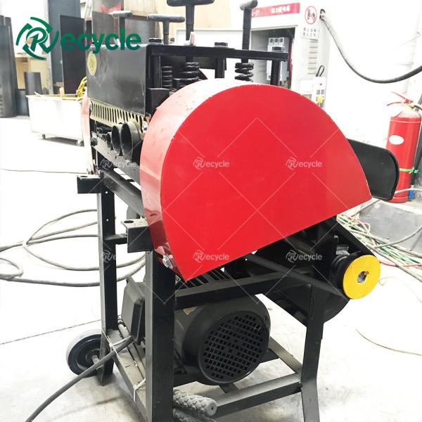 200-1000 Kg/d Capacity Professional Copper Wire Cable Peeling Machine with 99.99% Separation Rate