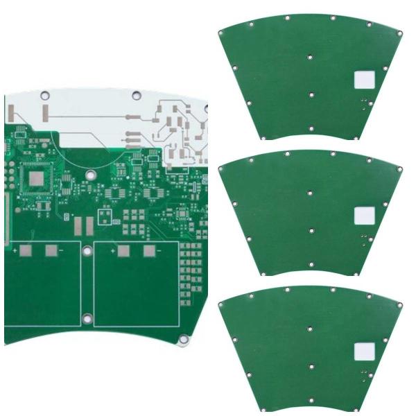 Микроэлектроника полупроводника доски OSP HASL PCB высокого зеленого цвета TG керамическая